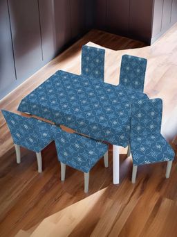 UMAI - Dining Table Chair Cover Blue (Set of 5)