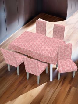 UMAI - Dining Table Chair Cover Pink (Set of 5)