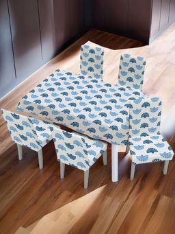 UMAI - Dining Table Chair Cover Blue (Set of 5)