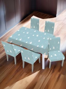 UMAI - Dining Table Chair Cover Blue (Set of 5)