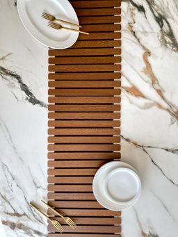 Mason Home - Foldable Table Runner Brown (6 Feet)