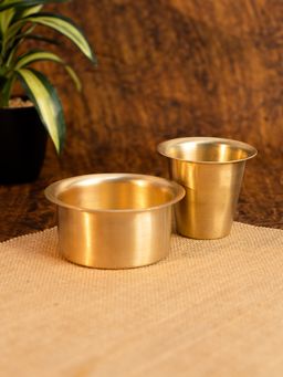 Ekhasa - Pital Filter Coffee Cup Dabara