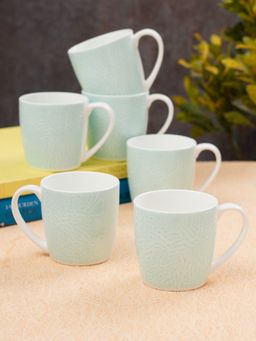 JCPL - Fine Ceramic Alton Vanilla Tea Coffee Cup Pack of 6 220 Ml Each