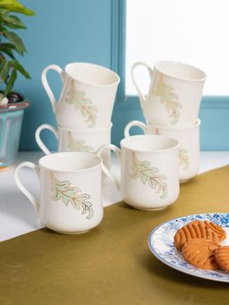 JCPL - Fine Ceramic Shery Aroma Tea Coffee Cup Pack of 6 250 Ml