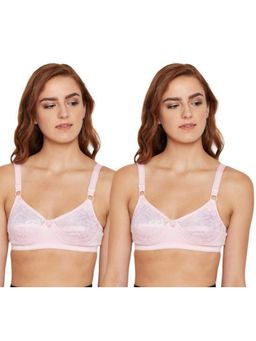Bodycare - Pack of 2 B-C-D Cup Bra In Pink Colour