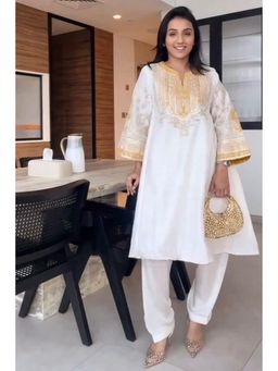 Sheetal Batra - Mohsina - Daisy Ivory Short Kalidaar Kurta With Salwar