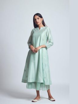 Sheetal Batra - Amna Princess Cut Summer Green Dress