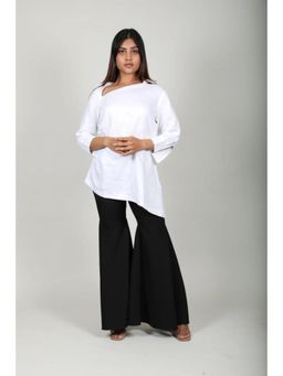 Fawn 24 - White Ruched Shirt