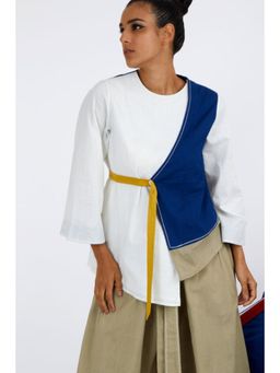 MADDER MUCH - Asha + Oshi - Overlap Belted Top