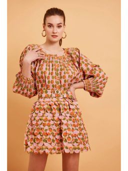 Verb - Peach Helen Top