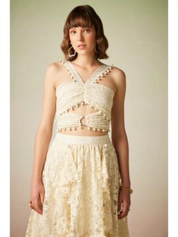 Verb - Ivory Heidi Crop Top