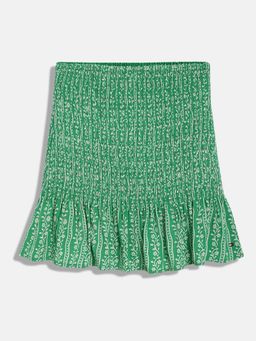 Tommy Hilfiger - Girls Floral Regular Fit High Rise Skirt