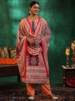 Libas - Multi Linen Printed Kurta Sets for Women