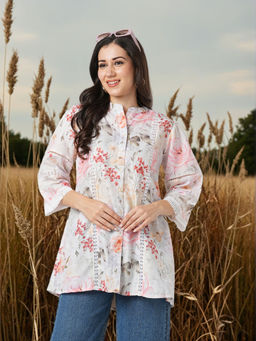 FASHOR - Multi-Color Floral Kurti