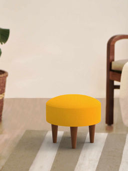 Chumbak - Begum Foot Rest - Sahara Mustard