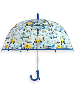 Little Surprise Box - Unisex Navy Blue Printed Umbrella