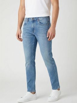 Wrangler - Men Blue Bostin Slim Fit Mid Rise Jeans
