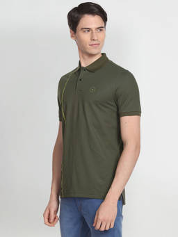 Arrow - Abstract Print Pique Polo Shirt