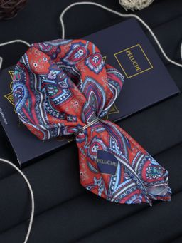 PELUCHE - Beautiful Floral Pocket Square For Men Red