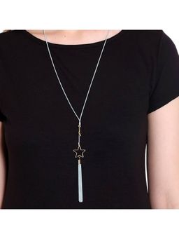 Adwitiya - Silver Plated Star Handcrafted Necklace Set