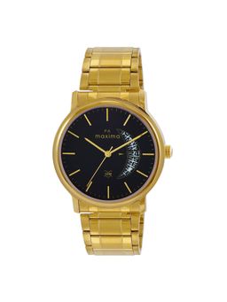 PA Maxima - Attivo Analog Watch for Men in Black Dial Color