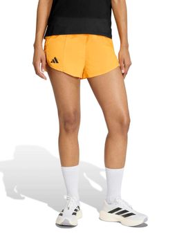 adidas - Orange Solid Mid Waist Regular Short