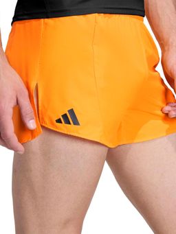 adidas - Orange Solid Mid Waist Regular Short