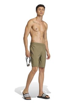 adidas - Green Solid Mid Waist Regular Short