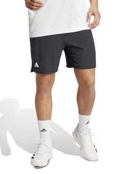 adidas - Black Solid Mid Waist Regular Short