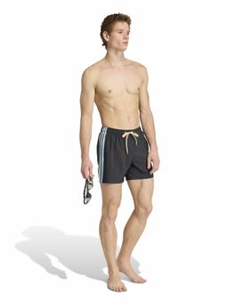 adidas - Black Stripes Mid Waist Regular Short