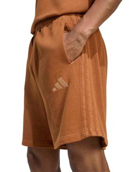 adidas - Brown Solid Mid Waist Regular Short