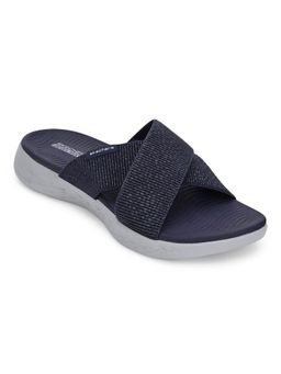 SKECHERS - Women ON-THE-GO 600 - GLISTENING Sandals - Navy Blue