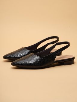 ERIDANI - Estelle Black Party Closed Toe Sandals