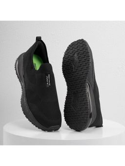 Red Tape - ETPU Men Textured Black Walking Shoes Slip-On