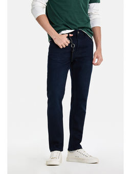 Snitch - Dark Blue Denim Slim Casual Jeans for Men