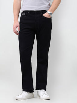 U.S. Polo Assn. Denim Co. - Black Rinse Wash Solid Twill Bootcut Men's Jeans