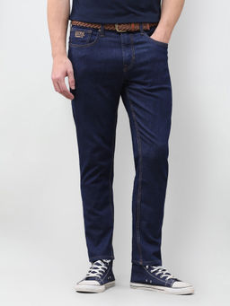 U.S. Polo Assn. Denim Co. - Dark Navy Blue Rinse Wash Twill Straight Men's Jeans