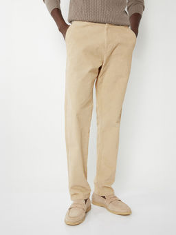 max - Men Corduroy Slim Fit Chinos