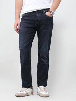 U.S. Polo Assn. Denim Co. - Dark Indigo Solid Twill Straight Fit Men's Jeans