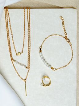 Joker and Witch - Cosmo Pearl Jewellery Set for Women