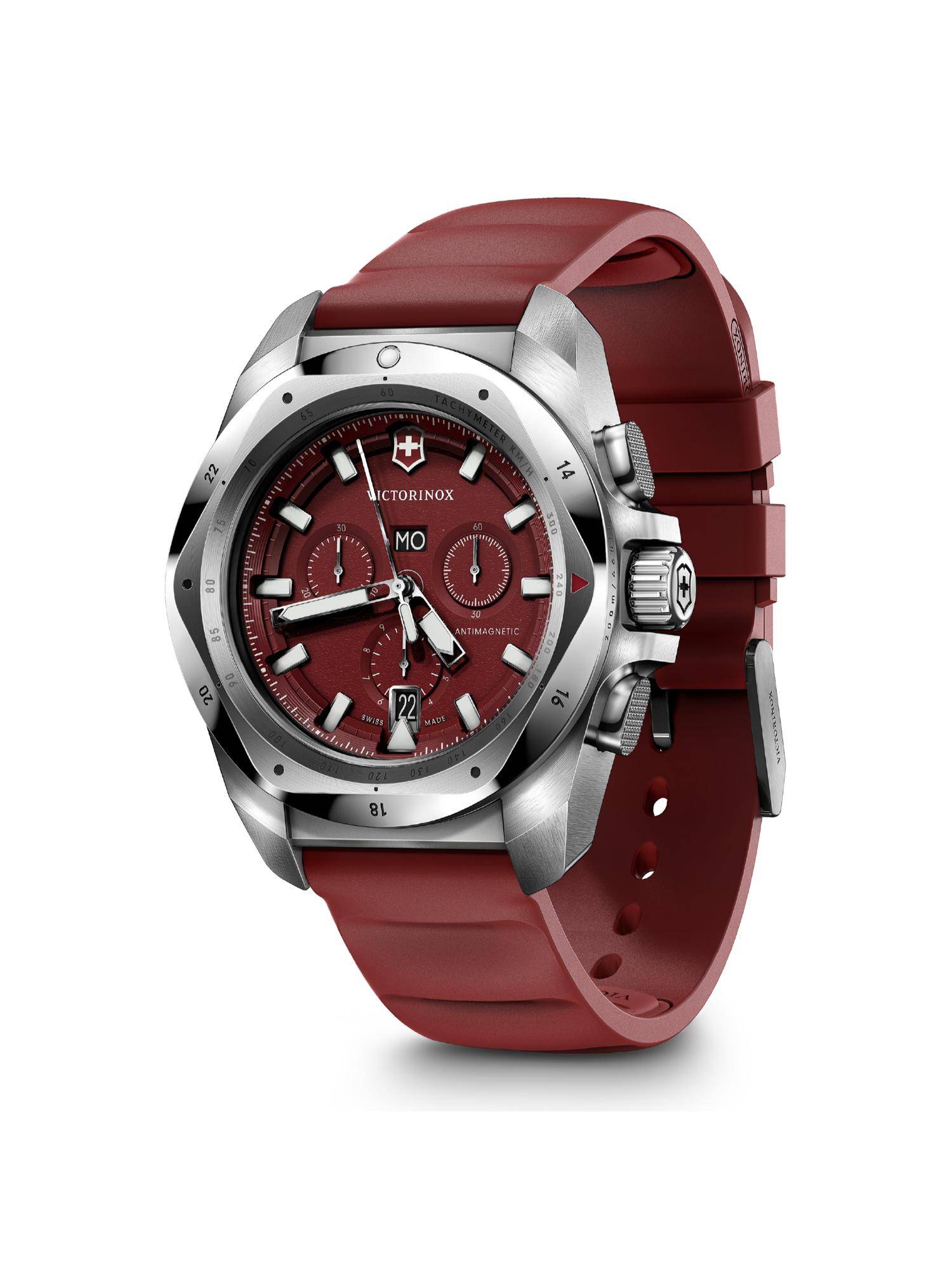 Buy Victorinox Men Red Dial I.N.O.X. Chrono Analog Watch - V241986