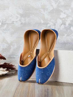 Fabindia - Indigo Leather Jutties