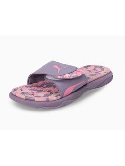 Puma - Royalcat Comfort Softride Daze Sliders-Purple