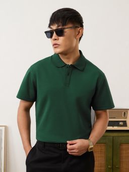 The Souled Store - TSS Originals: Green Grove Men Polo T-shirt