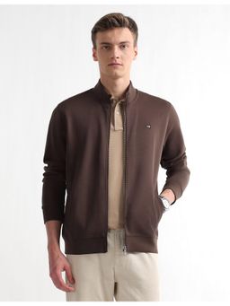 Arrow - Mens Brown High Neck Regular Fit Jacket