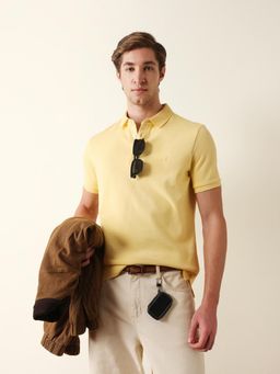 The Bear House - Mens Polo T-shirt - Yellow