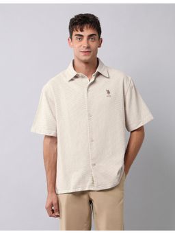 U.S. Polo Assn. Denim Co. - Men Beige Shirt