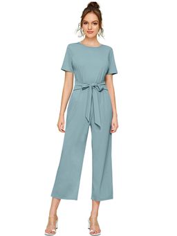 Odette - Pista Knit Fabric Jumpsuit For Women