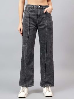 KOTTY - Women Standard Goshawk Grey Straight Jeans