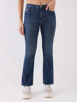 Spykar - Blue High Rise Skinny Fit Casual Jeans